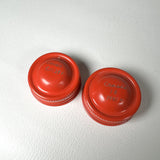 Vintage 50's Kodak Metal 35mm Set of 2 Film Canisters