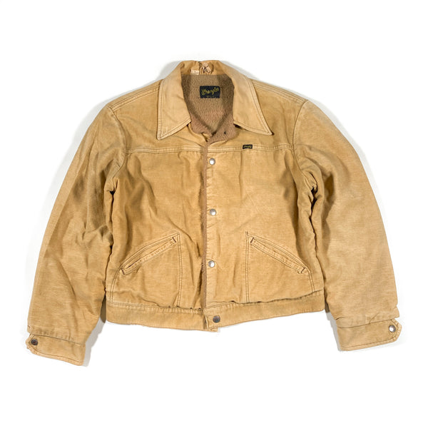 ジャケット・アウター 70s Wrangler Corduroy Jacket Large 1970s Wrangler Jacket Blue Jean Denim Brown Corduroy