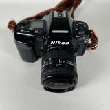 Vintage 1994 Nikon N90s SLR Camera 28-70mm Lens Kit 35mm Film Camera