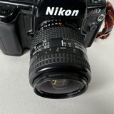 Vintage 1994 Nikon N90s SLR Camera 28-70mm Lens Kit 35mm Film Camera