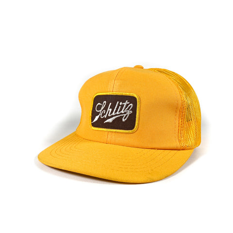 Vintage 80's Schlitz Beer Trucker Hat