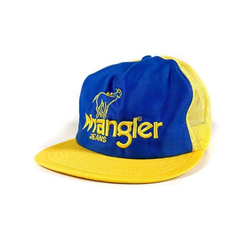 Vintage 80's Wrangler Jeans Dale Earnhardt Trucker Hat