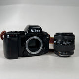 Vintage 1994 Nikon N90s SLR Camera 28-70mm Lens Kit 35mm Film Camera