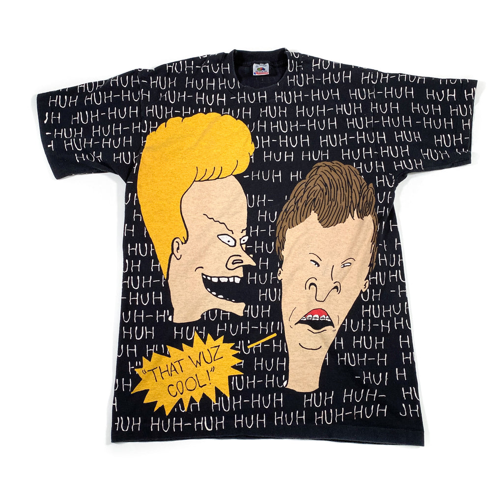 Vintage 1993 Beavis and Butthead MTV Stanley Desantis AOP T-Shirt 