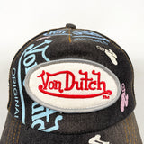 Modern Y2K Von Dutch All Over Print Trucker Hat