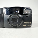 Vintage 1999 Pentax IQZoom 80-E Point & Shoot 35mm Film Camera