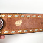 Vintage 90's Tony Lama Tooled Size 40 Leather Belt