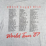 Vintae 1987 Tina Turner Break Every Rule Tour T-Shirt