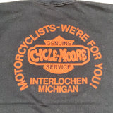 Vintage 90's Great Lakes Michigan Harley Round-up T-Shirt