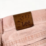 Vintage 90’s Lee Riveted Pink Denim Shorts