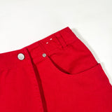 Vintage 80’s Blue Ridge Red Denim Skort