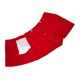 Vintage 80’s Blue Ridge Red Denim Skort
