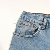 Vintage 90's Calvin Klein Light Wash Denim Shorts