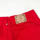 Vintage 80’s Blue Ridge Red Denim Skort