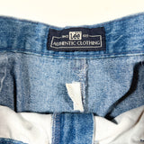 Vintage 90's Lee Pleated Light Wash Denim Shorts