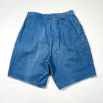 Vintage 90's Lee Pleated Light Wash Denim Shorts