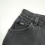 Vintage 90’s Lee Black Denim Shorts