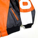 Vintage 80's Phase 2 8-Ball Puddy Leather Jacket