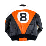 Vintage 80's Phase 2 8-Ball Puddy Leather Jacket