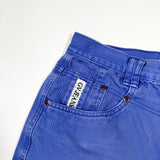 Vintage 80’s American Royal Purple Denim Shorts