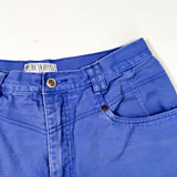 Vintage 80’s American Royal Purple Denim Shorts