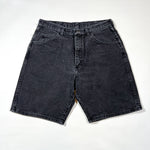 Vintage 90's Wrangler Black Denim Jean Shorts