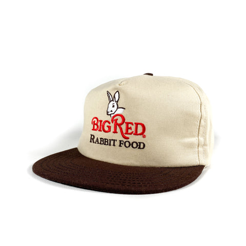 Vintage 90's Big Red Rabbit Food Hat
