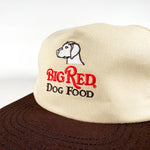 Vintage 90's Big Red Dog Food Hat