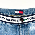 Vintage 90's Tommy Hilfiger Logo Waist Denim Shorts