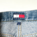 Vintage 90's Tommy Hilfiger Logo Waist Denim Shorts
