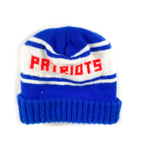 Vintage 80's New England Patriots Beanie
