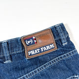 Vintage Y2K Phat Farm Red Logo Carpenter Denim Shorts