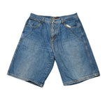 Vintage Y2K Notorious B.I.G. Embroidered Baggy Denim Shorts