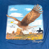 Vintage 1996 Wrangler Bald Eagle Endangered Species T-Shirt