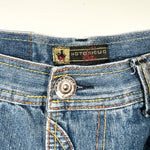 Vintage Y2K Notorious B.I.G. Embroidered Baggy Denim Shorts