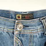 Vintage Y2K Notorious B.I.G. Embroidered Baggy Denim Shorts