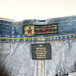Vintage Y2K Notorious B.I.G. Embroidered Baggy Denim Shorts
