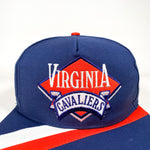 Vintage 90's Virginia Cavaliers Striped Brim Hat