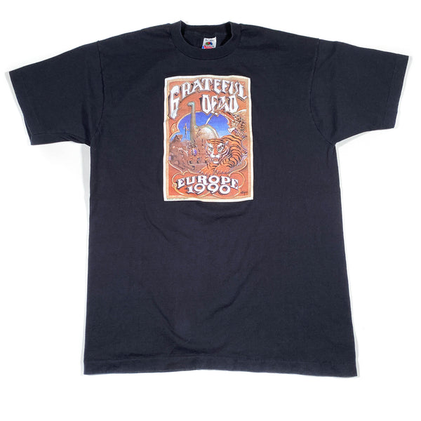 GRATEFUL DEAD EUROPEAN TOUR 1990 ツアーTシャツ Vintage 1990 Grateful Dead Europe Tour T-Shirt – CobbleStore Vintage
