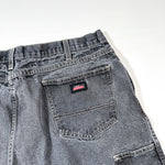 Vintage Y2K Dickies Black Carpenter Denim Shorts