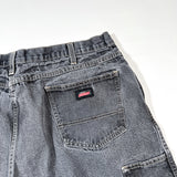 Vintage Y2K Dickies Black Carpenter Denim Shorts