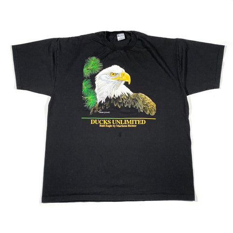 Vintage 90's Ducks Unlimited Bald Eagle T-Shirt
