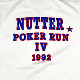 Vintage 1992 Nutter Poker Run IV Motorcycle Rally T-Shirt