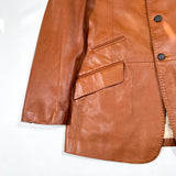 Vintage 90’s Polo Ralph Lauren Italian Leather Blazer Jacket