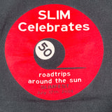 Vintage 2004 Slim Celebrates 50 Slimfest Weed Biker T-Shirt