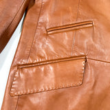 Vintage 90’s Polo Ralph Lauren Italian Leather Blazer Jacket