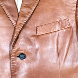 Vintage 90’s Polo Ralph Lauren Italian Leather Blazer Jacket