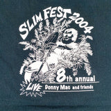 Vintage 2004 Slim Celebrates 50 Slimfest Weed Biker T-Shirt