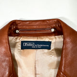 Vintage 90’s Polo Ralph Lauren Italian Leather Blazer Jacket