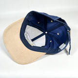 Vintage 90's Mackinac Bridge Two-Tone Suede Bill Hat